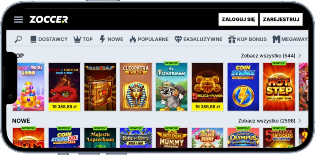 Zoccer kasyna online z ofertą gier dla polskich graczy